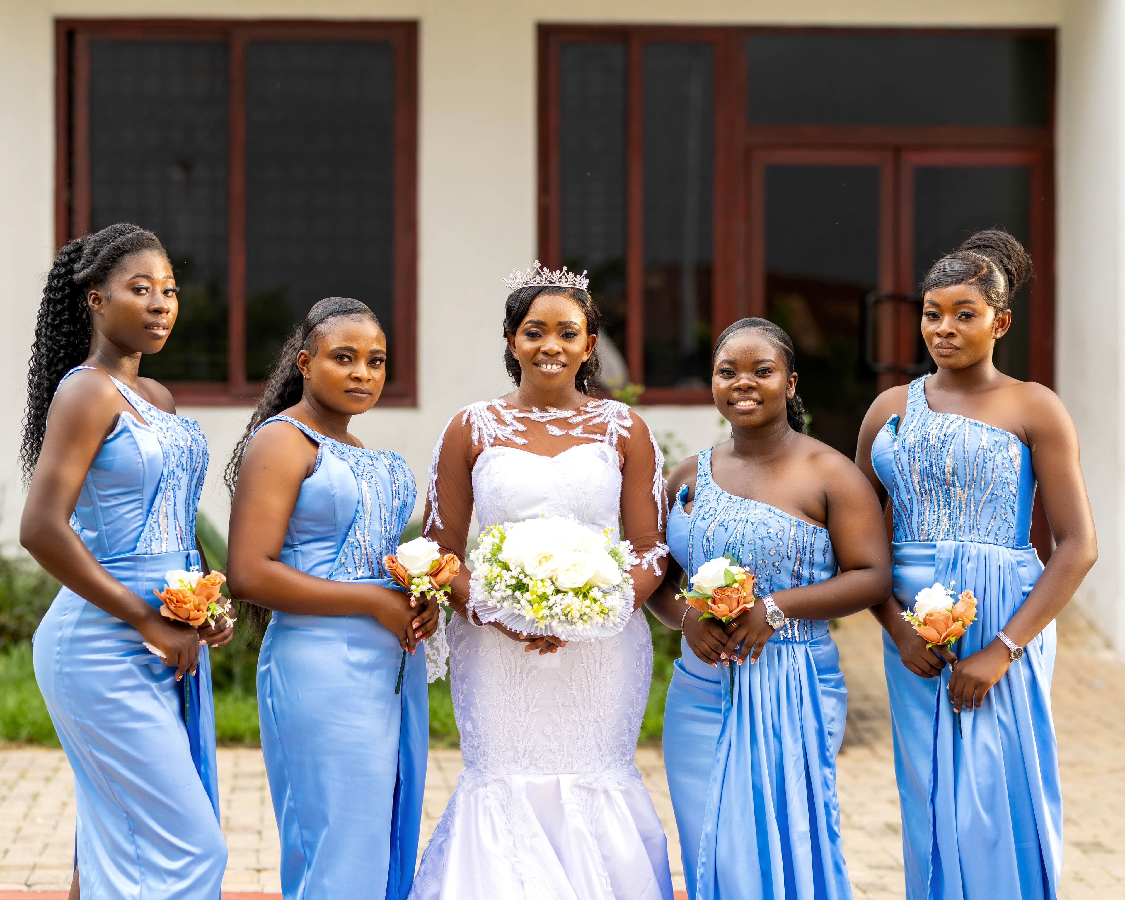Portrait of a couple in warm sunset tones