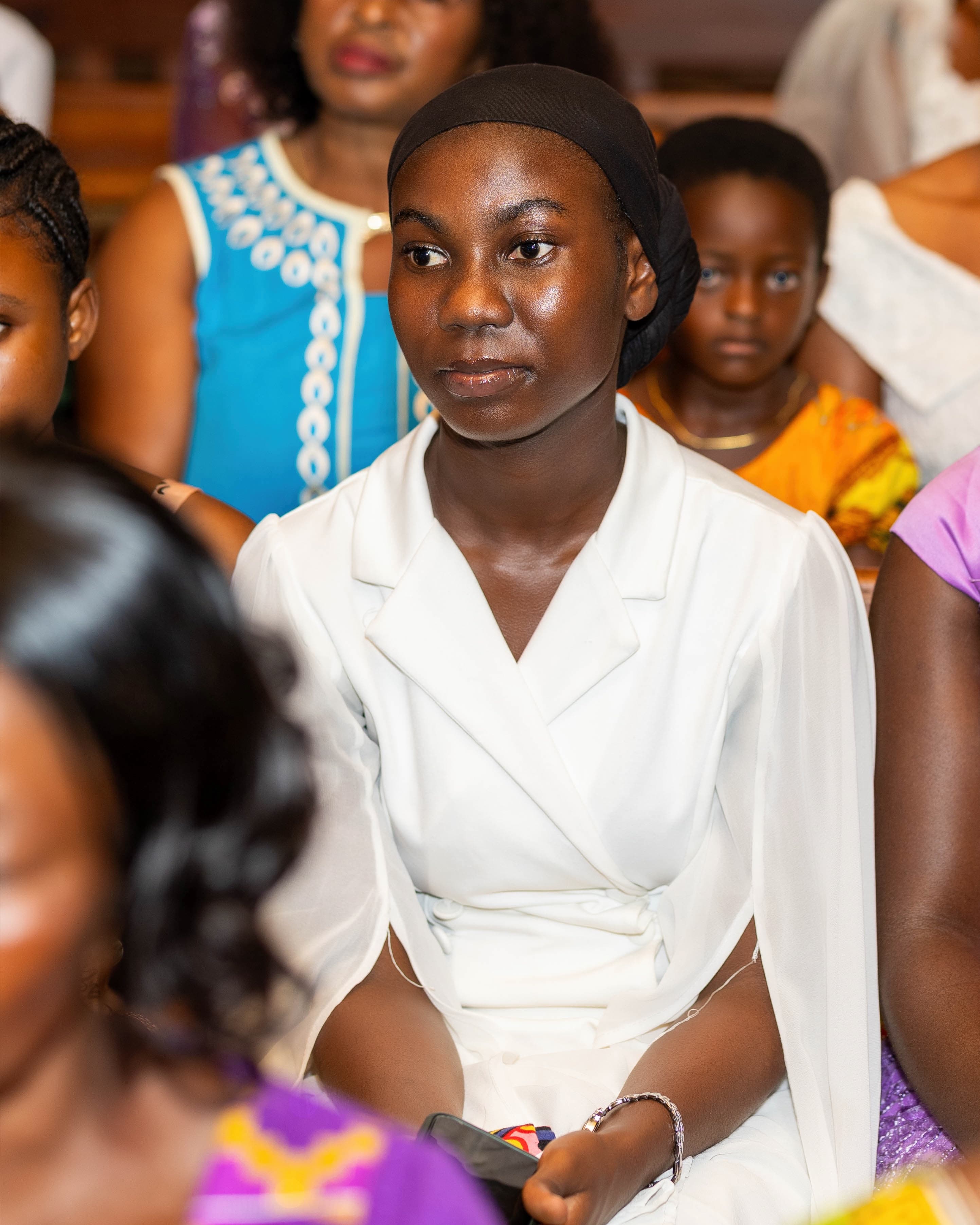 Portrait of a woman in soft golden-hour light